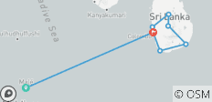  【Sri Lanka &amp; Maldives】Luxury 14-Day Escape – Sri Lanka Discovery &amp; 5 Nights at The Residence Falhumaafushi - 8 destinations 