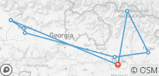  Around Georgia within 8 days - 8 destinations 