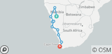  South Africa &amp; Namibia: A Detailed Journey from Windhoek to Cape Town - 12 destinations 