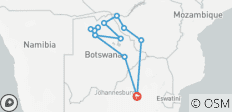  16 DAY - BOTSWANA OVERLAND TOUR / ACCOMMODATED - 12 destinations 