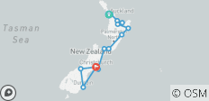  New Zealand Coastal Expedition with Sea to Summit Escape Auckland → Christchurch (2024) - 14 destinations 