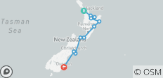  New Zealand Coastal Expedition Auckland → Dunedin (2024) - 11 destinations 