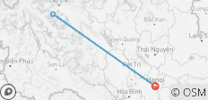  Ruta de descubrimiento del norte de Vietnam de 6 días - Visita gastronómica de Hanói - Sapa - Clase de cocina/Taller de café - 3 destinos 