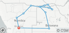  Namibia/Botswana/Simbabwe - Abenteuerreise: Buschmannland, Caprivi &amp; Victoriafälle - 12 Destinationen 