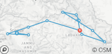  Kaschmir Ladakh mit Reiseführer - 14 Destinationen 