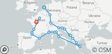 European Discoverer (End Paris) - 22 destinations 