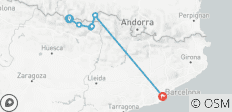  Pyrenäen - Durchquerung von Frankreich nach Spanien - 6 destinations 