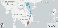  Vietnam Mix Tour from North to South 10 Days 09 Nights - 7 destinations 