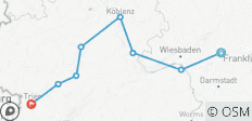  De Rijn, Main &amp; Moezel – van Frankfurt naar Trier – zelfgeleid - 8 bestemmingen 