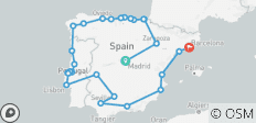  De grote Iberische rondreis – Spanje &amp; Portugal - 27 bestemmingen 