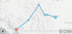  De VIA Railway – per trein door de Rockies – de volledige ervaring – vanuit Calgary – 7 dagen - 7 bestemmingen 