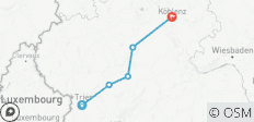  Moezelroute | Individuele fietstocht | Trier naar Koblenz | 6 dagen - 5 bestemmingen 