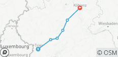  Moezelroute | Individuele fietstocht | Trier naar Koblenz | 7 dagen - 6 bestemmingen 