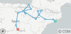  Northern Spain Express - 6 days - 17 destinations 