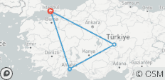  9 Days Istanbul Cappadocia Antalya Tour - 4 destinations 