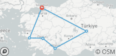  10 jours Circuit Grande Turquie Istanbul Cappadoce Ephèse Pamukkale Antalya - 6 destinations 