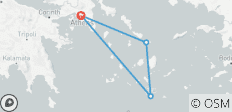  Athens, Mykonos &amp; Santorini Tour | 09 Days - 4 destinations 