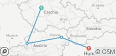  Complete Eastern Europe (Prague, Salzburg, Hallstatt, Vienna and Budapest) - 4 destinations 