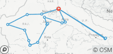  Circuit royal au Rajasthan avec le Gange et le Taj Mahal - 19 destinations 