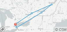  Aventure dans l\'est du Canada (hiver, 9 jours) - 6 destinations 