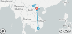  Ho Chi Minh and Hanoi city in Vietnam 10 Days 9 Nights - 18 destinations 