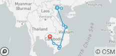  Vietnam - Camboya inolvidable 16 días /15 noches - 13 destinos 