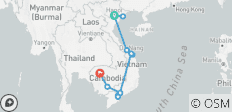  Vietnam - Cambodia Unforgettable 16 days/15 nights - 13 destinations 