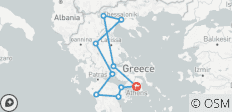  Grand tour de Grèce : Péloponnèse et Grèce du Nord - 10 destinations 
