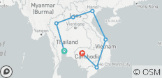  Thailand, Laos, Vietnam &amp; Cambodja - 21 dagen - 7 bestemmingen 