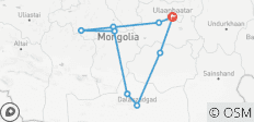  Mongolia Explorer (Nadaam Reverse) - 9 destinations 