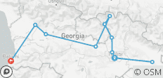  Private 7-Day Georgia Highlights: Tbilisi, Kakheti, Kazbegi, Kutaisi &amp; Batumi - 11 destinations 