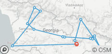  Circuito privado por Georgia: 11 días de las tierras Altas al Mar - 15 destinos 