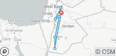  8 jours de visite classique de la Jordanie et du désert. - 7 destinations 