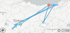  Private 8-Day Cappadocia &amp; Black Sea: Cave Hotels, Hot Air Balloons, Sümela &amp; Ayder - 15 destinations 