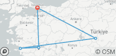  Highlights of Turkey - 9 Days Small Group Tour - 5 destinations 