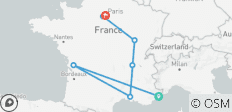  8 jours en France - 7 destinations 