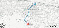  Alpe Adria Trail on the bike, Self Guided - 5 destinations 