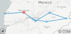  Marrakesch: Souks &amp; Sanddünen 12 Tage - 9 Destinationen 