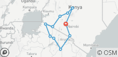  Safari de migration dans le Mara, le Cratère et le Serengeti en Afrique de l\'Est - 11 destinations 