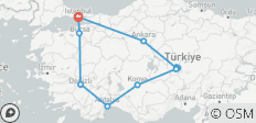  Turkey Explorer Tour – 9 Days Group Tour - 13 destinations 
