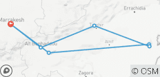  MARRAKECH naar MARRAKECH (8 dagen) Marrakech en Saha - 7 bestemmingen 