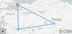  17 jours à Istanbul, Cappadoce et Pamukkale - 4 destinations 