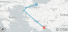  9 jours à Istanbul, Kusadasi, Pammukale et Antalya - 6 destinations 