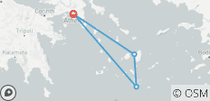  7 jours à Athènes, Naxos et Santorin. - 4 destinations 