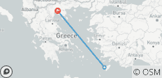  Self Drive 6 Days Thesaloniki &amp; Chalkidiki in Greece. - 3 destinations 