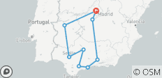  Spain Journey of Andalucia &amp; Toledo - 6 Days - 9 destinations 