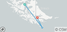  Croisière en Patagonie Punta Arenas - Ushuaia - 3 destinations 