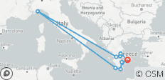  10 días Atenas, Olimpia, Micenas, Argólida, Nauplia, Peloponeso, Delfos y Meteora - 10 destinos 