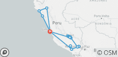  Hoogtepunten van Peru van noord naar zuid - 26 bestemmingen 