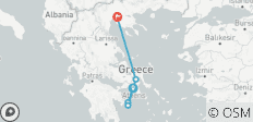  7 Days in Athens, Meteora and Thessaloniki by train. - 5 destinations 